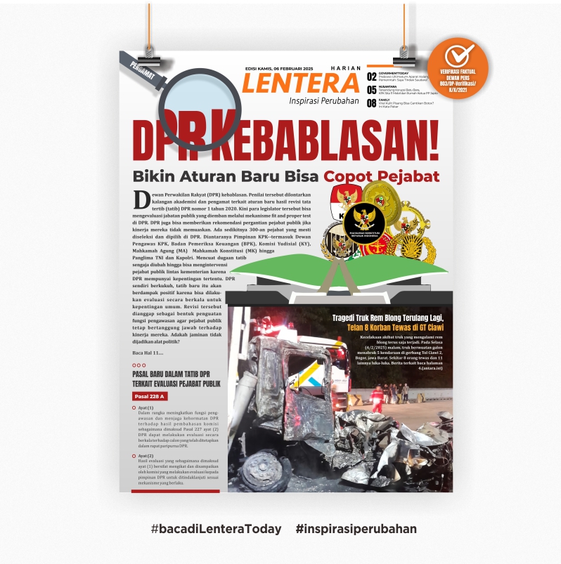 DPR Kebablasan! (Koran, Kamis 6/2/2025)