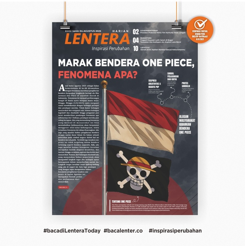 Marak Bendera One Piece, Fenomena Apa? (Koran Senin, 4/8/2025)