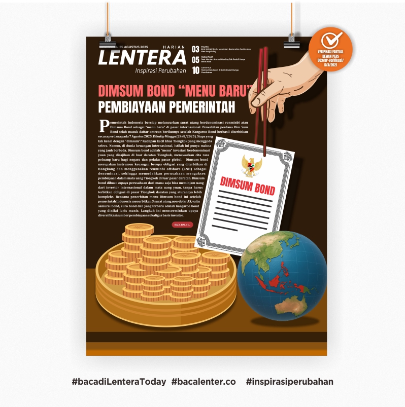 Dimsum Bond “Menu Baru” Pembiayaan Pemerintah (Koran Senin, 25/8/2025)