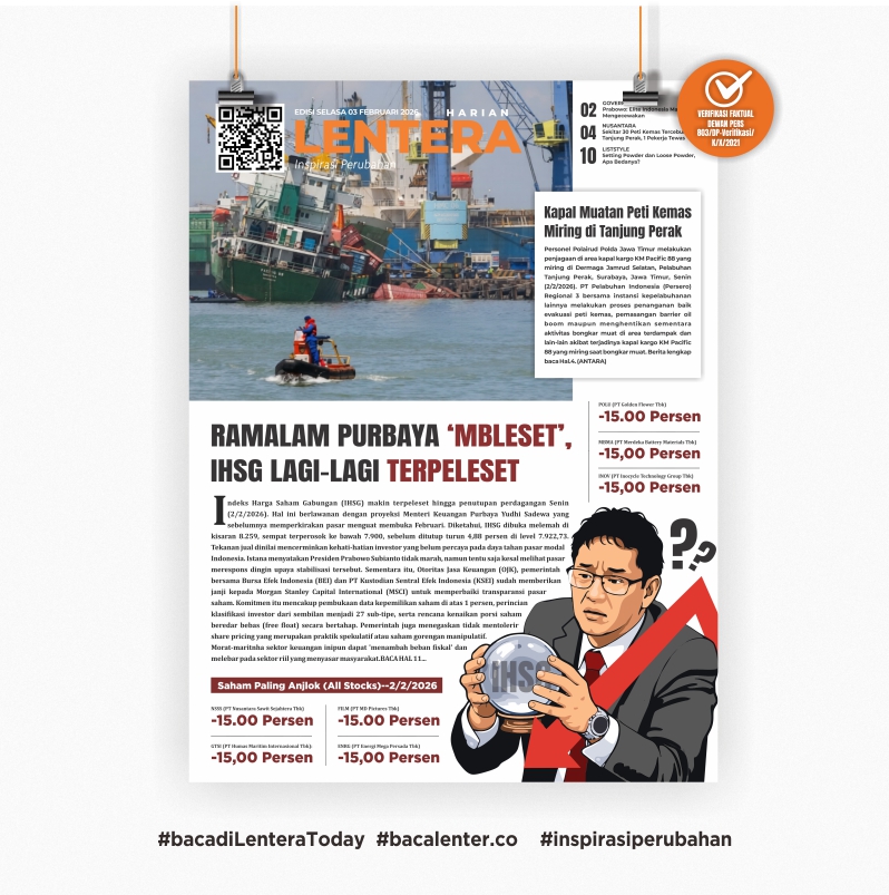 Ramalan Purbaya 'Mbleset', IHSG Lagi-lagi Terpeleset (Koran Selasa, 3 Februari 2026)