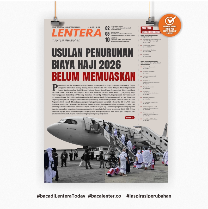 Usulan Penurunan Biaya Haji 2026 Belum Memuaskan (Koran Selasa, 28/10/2025)